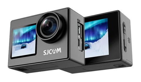 SJCAM action camera SJ4000 Dual Screen, 2x οθόνες, 16MP/4K, WiFi, αδιάβροχη θήκη, μαύρη