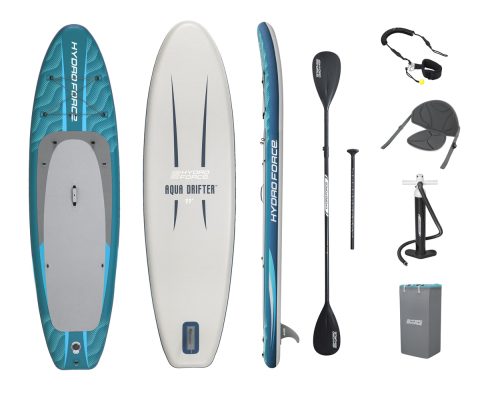 BESTWAY φουσκωτή σανίδα SUP/kayak Oceana 6532D με αποσπώμενο κάθισμα, 335x91.5x15cm, μπλε
