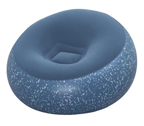 BESTWAY φουσκωτή πουφ πολυθρόνα 75154, 112x112x66cm, μπλε