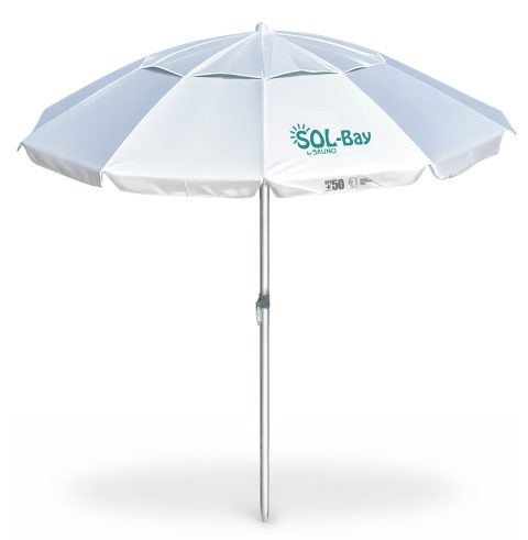 BRUNO ομπρέλα παραλίας αλουμινίου SOL-BAY BRN-0286, 2m, UPF 50+, σκελετός Fiberglass, ρυθμιζόμενη