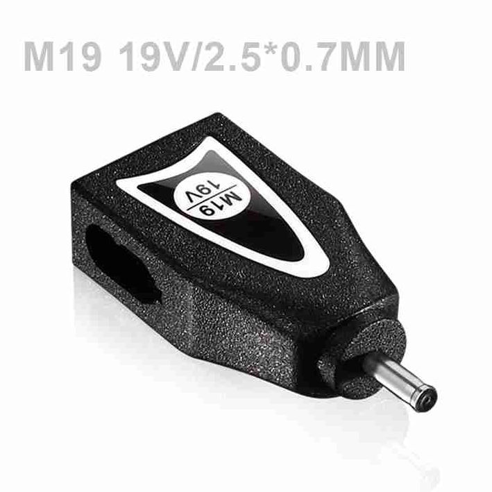 POWERTECH αντάπτορας για φορτιστή laptop M19 για Asus 2.5x0.7mm, 19V, μαύρος