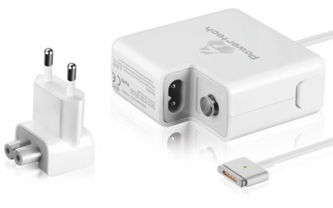 POWERTECH φορτιστής laptop PT-289 για Apple, 60W, 16.5V/3.65A, λευκός