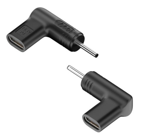 POWERTECH αντάπτορας τροφοδοσίας laptop YX-01, USB-C σε Samsung 3x1.1mm, μαύρος