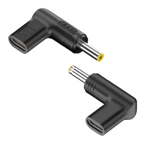 POWERTECH αντάπτορας τροφοδοσίας laptop YX-06, USB-C σε Acer 5.5x2.5mm, μαύρος