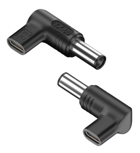 POWERTECH αντάπτορας τροφοδοσίας laptop YX-08, USB-C σε Dell 7.4x5mm, μαύρος