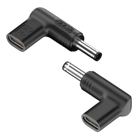 POWERTECH αντάπτορας τροφοδοσίας laptop YX-10, USB-C σε Dell 4.5x3mm, μαύρος