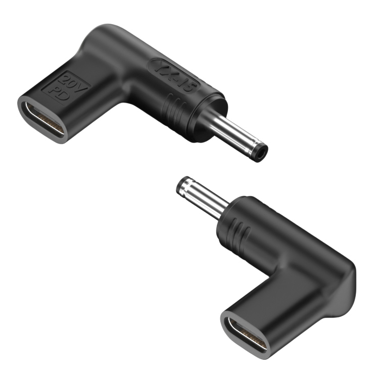 POWERTECH αντάπτορας τροφοδοσίας laptop YX-15, USB-C σε Asus 4x1.35mm, μαύρος