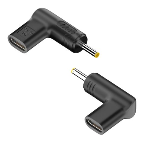 POWERTECH αντάπτορας τροφοδοσίας laptop YX-19, USB-C σε Asus 2.5x0.7mm, μαύρος