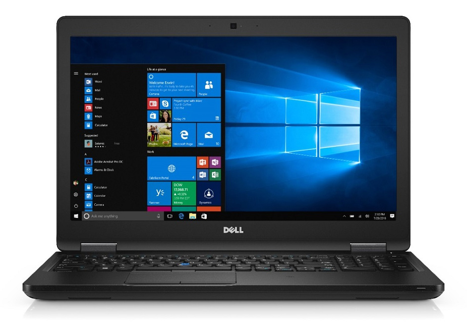 DELL Laptop Latitude 5580, Grade C, i5-6200U, 8/256GB M.2, 15.6", Cam, HD Graphics 520, FreeDOS