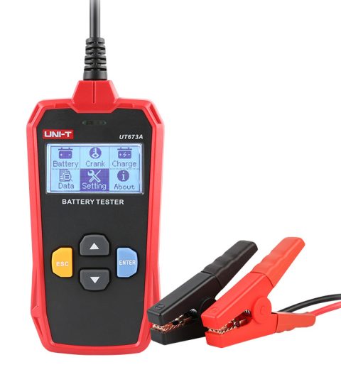UNI-T tester μπαταρίας αυτοκινήτου UT673A, 12/24V, 3-250Ah